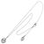 Collana Cartier Torta Heart Pavé Diamond - vista 2