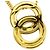 Céline Collar Double Circle de Celine en oro amarillo de 18K - vista 4