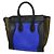 Céline Celine Tricolor Luggage Leather Mini Blu - vista 2