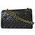 Chanel Vintage Classic Single Flap Quilted Lambskin Medium Nero - vista 2