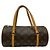 Louis Vuitton Monogram Papillon 26 Handtasche Braun Beige