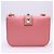 Borsa a tracolla Valentino Rockstud Glam Rock Rosa - vista 2