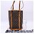 Borsa Louis Vuitton Monogram Bucket GM Marrone Beige - vista 3