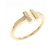 Autre Marque Anello Tiffany T Wire in oro giallo 18K