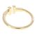 Autre Marque Anello Tiffany T Wire in oro giallo 18K - vista 3