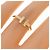 Autre Marque Anello Tiffany T Wire in oro giallo 18K - vista 5