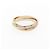Anello Cartier Trinity in oro bianco oro giallo e oro rosa 18K