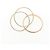 Anello Cartier Trinity in oro bianco oro giallo e oro rosa 18K - vista 3