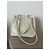 Borsa Tote Chanel in Pelle Ecru Bianco - vista 16