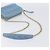 Borsa a tracolla Miu Miu Matelassé con catena in pelle 2way Blu chiaro Oro Auth BA15627V D'oro - vista 7