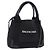Borsa a mano BALENCIAGA Navy Cabas XS Canvas Black Silver 390346 Auth 201237A Nero Argento