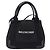 Borsa a mano BALENCIAGA Navy Cabas XS Canvas Black Silver 390346 Auth 201237A Nero Argento - vista 2