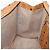 Borsa Tote MCM Vicetos PVC Pelle Marrone Tono Oro Auth 203356 - vista 18