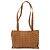 Borsa Tote MCM Vicetos PVC Pelle Marrone Tono Oro Auth 203356 - vista 3