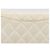 Cartera larga CHANEL Matelasse Caviar Skin White Gold CC Auth 200700 Blanco Dorado - vista 4