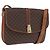 16 Céline Borsa a tracolla CELINE Macadam Canvas PVC Leather Brown Gold Auth 200927 Marrone D'oro