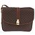 16 Céline Borsa a tracolla CELINE Macadam Canvas PVC Leather Brown Gold Auth 200927 Marrone D'oro - vista 2