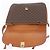 16 Céline Borsa a tracolla CELINE Macadam Canvas PVC Leather Brown Gold Auth 200927 Marrone D'oro - vista 21