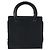Borsa Salvatore Ferragamo Vala in camoscio 2way nera e oro autentica 202471 Nero D'oro - vista 2