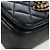 Borsa a tracolla CHANEL Matelasse con catena in pelle d'agnello nera e oro CC Auth 200775SM Nero D'oro - vista 11