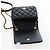 Borsa a tracolla CHANEL Matelasse con catena in pelle d'agnello nera e oro CC Auth 200775SM Nero D'oro - vista 16