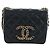 Borsa a tracolla CHANEL Matelasse con catena in pelle d'agnello nera e oro CC Auth 200775SM Nero D'oro - vista 2