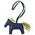 Hermès HERMES Rodeo MM Charm Leather Blue Auth 203043M - vista 2