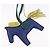 Hermès HERMES Rodeo MM Charm Leather Blue Auth 203043M - vista 4