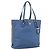 Borsa Tote PRADA in pelle Vittero Dino Blu Oro Auth 200767V D'oro