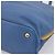 Borsa Tote PRADA in pelle Vittero Dino Blu Oro Auth 200767V D'oro - vista 12