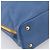 Borsa Tote PRADA in pelle Vittero Dino Blu Oro Auth 200767V D'oro - vista 13
