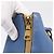 Borsa Tote PRADA in pelle Vittero Dino Blu Oro Auth 200767V D'oro - vista 17
