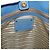 Borsa Tote PRADA in pelle Vittero Dino Blu Oro Auth 200767V D'oro - vista 18
