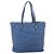 Borsa Tote PRADA in pelle Vittero Dino Blu Oro Auth 200767V D'oro - vista 3