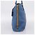 Borsa Tote PRADA in pelle Vittero Dino Blu Oro Auth 200767V D'oro - vista 5