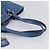 Borsa Tote PRADA in pelle Vittero Dino Blu Oro Auth 200767V D'oro - vista 7