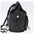 Zaino Gianni Versace in pelle nera e oro Auth BA15406 Nero - vista 5