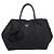 PRADA Handtasche Nylon Black Gold Auth 201125V Schwarz Golden - Ansicht 2