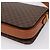Céline Borsa CELINE Macadam Canvas Horse Carriage Bag PVC Leather Brown Gold Auth 202877 Marrone D'oro - vista 12