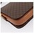 Céline Borsa CELINE Macadam Canvas Horse Carriage Bag PVC Leather Brown Gold Auth 202877 Marrone D'oro - vista 13