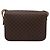 Céline Borsa CELINE Macadam Canvas Horse Carriage Bag PVC Leather Brown Gold Auth 202877 Marrone D'oro - vista 3