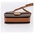 Céline Borsa CELINE Macadam Canvas Horse Carriage Bag PVC Leather Brown Gold Auth 202877 Marrone D'oro - vista 9