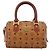 Borsa a mano MCM Logogram Vicetos PVC Leather 2way Brown Gold Auth 203245A Marrone D'oro - vista 2