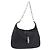Borsa a tracolla GUCCI Jackie Chain in pelle nera e argento 001 4015 Auth 200526V Nero