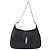 Borsa a tracolla GUCCI Jackie Chain in pelle nera e argento 001 4015 Auth 200526V Nero - vista 2