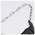 Borsa a tracolla GUCCI Jackie Chain in pelle nera e argento 001 4015 Auth 200526V Nero - vista 9