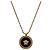 Colar Medusa VERSACE Metal Tom Dourado Auth SW2838V
