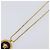 Colar Medusa VERSACE Metal Tom Dourado Auth SW2838V - vista 4
