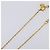 Colar Medusa VERSACE Metal Tom Dourado Auth SW2838V - vista 7