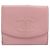 Portafoglio CHANEL Caviar Skin Pink Gold CC Auth 202731 Rosa D'oro - vista 2